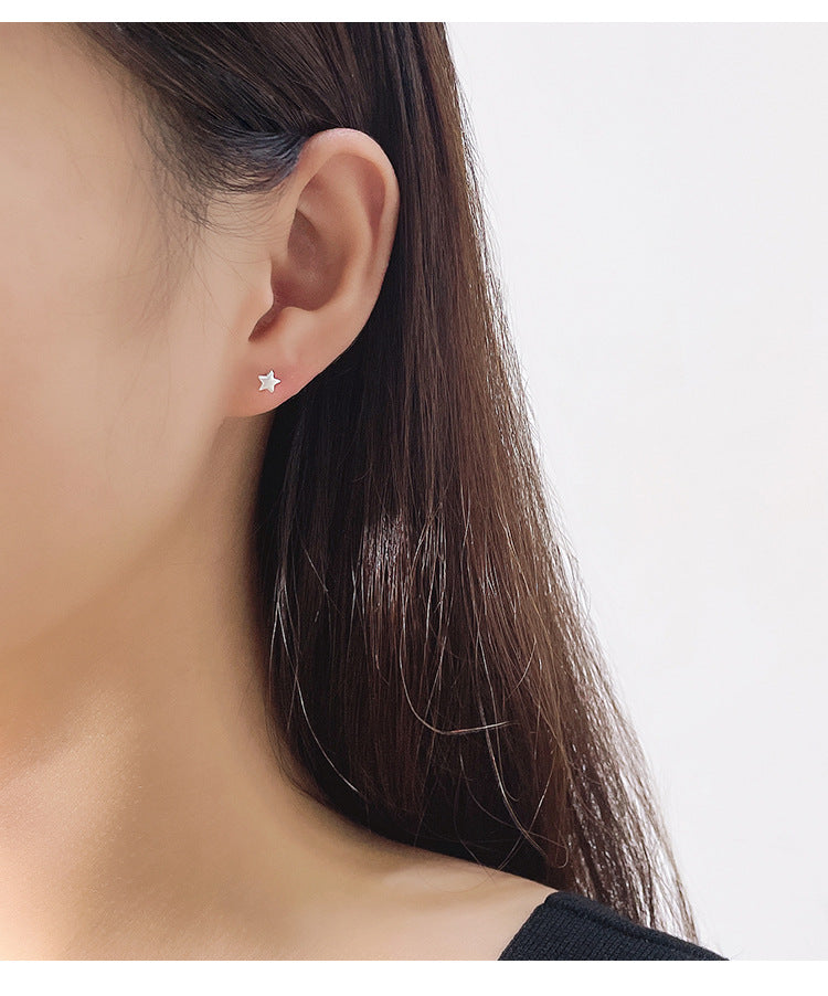 Fashion Designed Sterling Silver Earring Studs