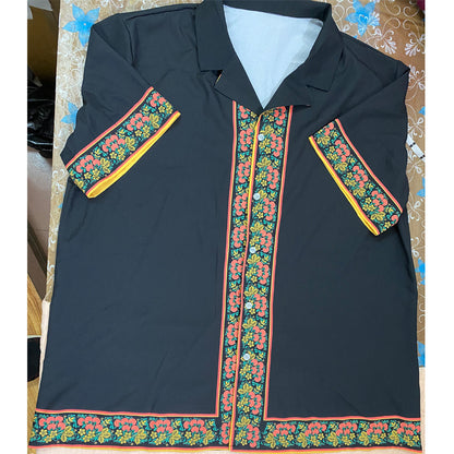 Summer Casual Men's Top Shirts and Shorts Sets