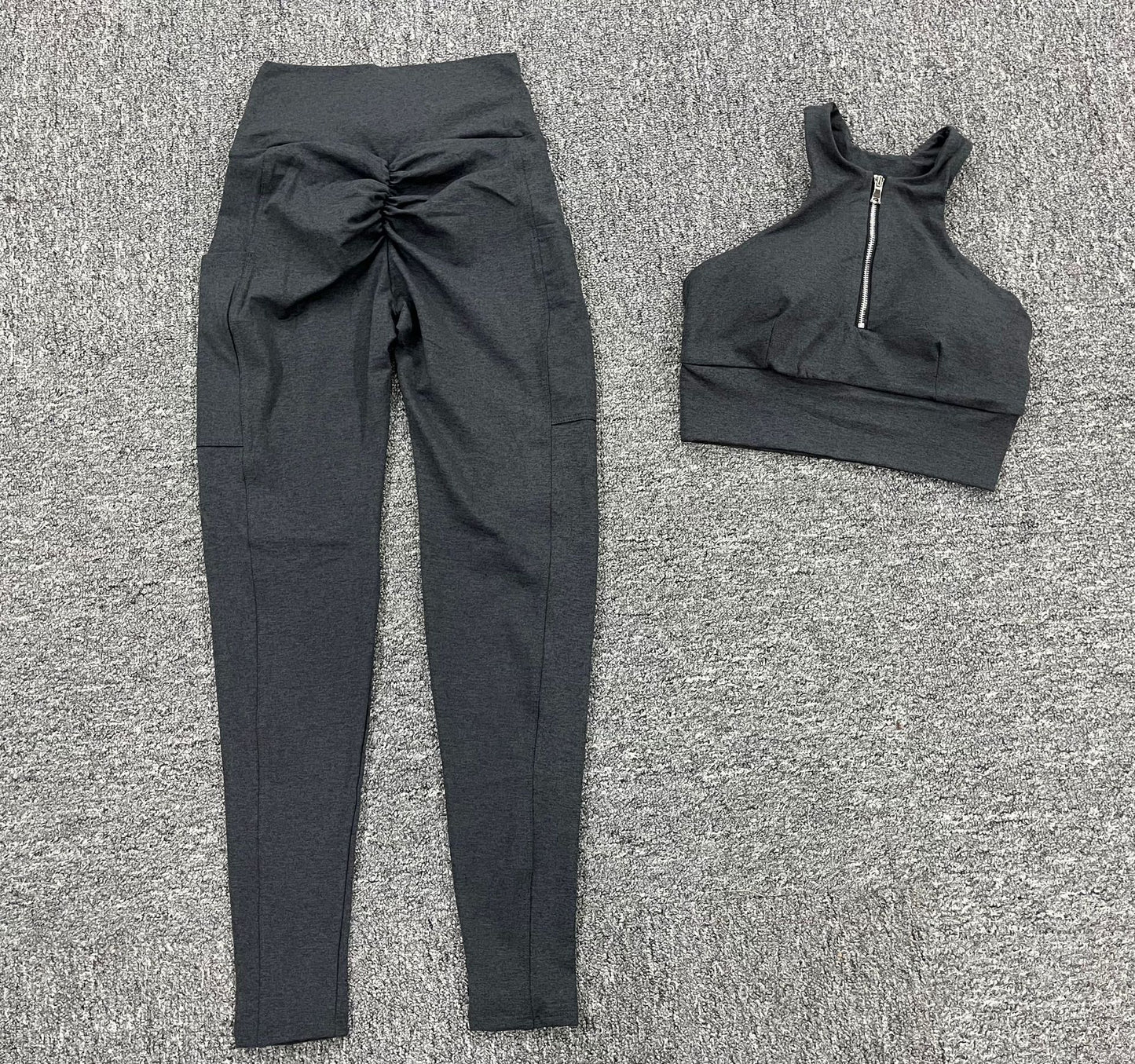 Sexy Drawstring Elastic Sports Yoga Suits for Women