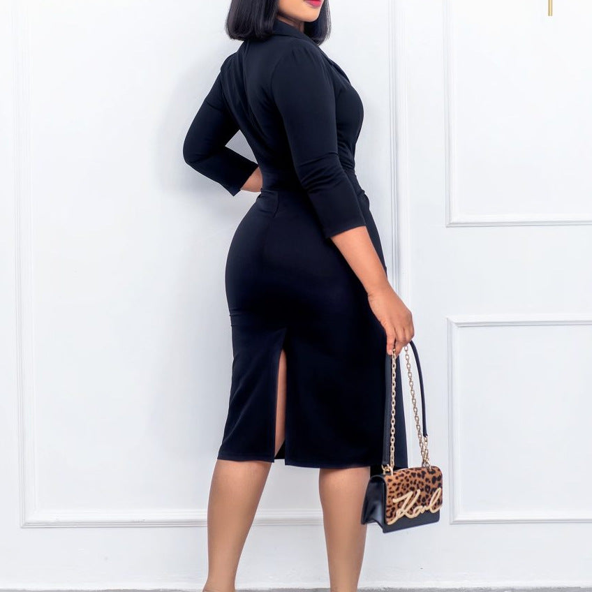 Elegant Office Lady Pencil Sheath Dresses
