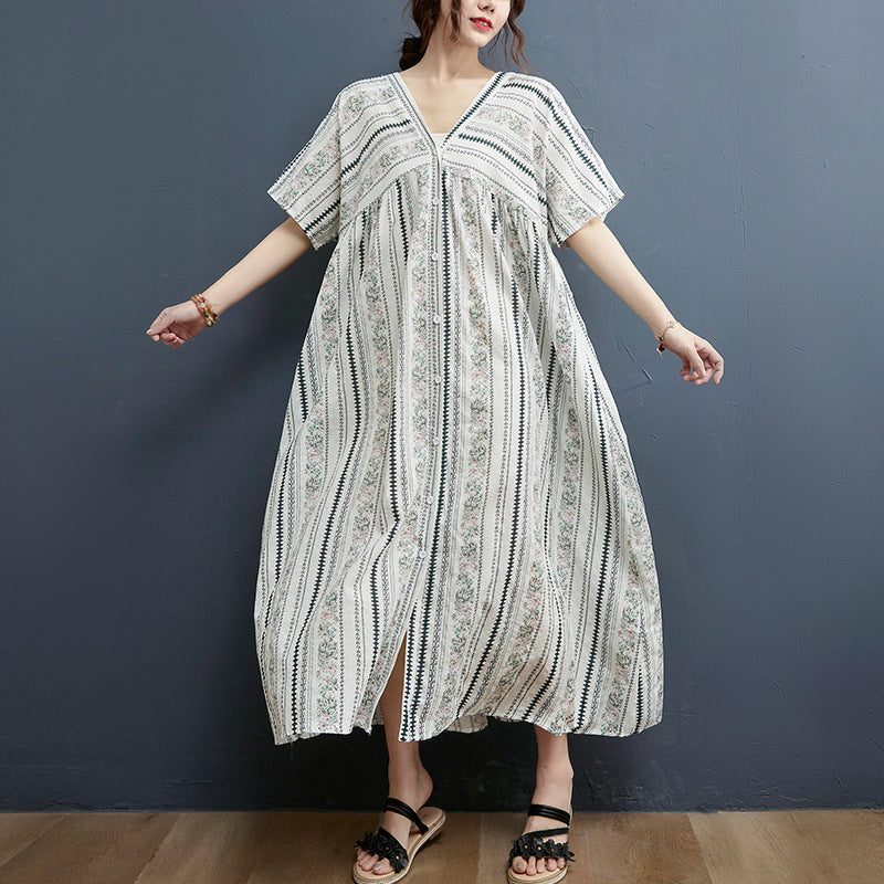 Summer Plus Sizes Long Cozy Dresses