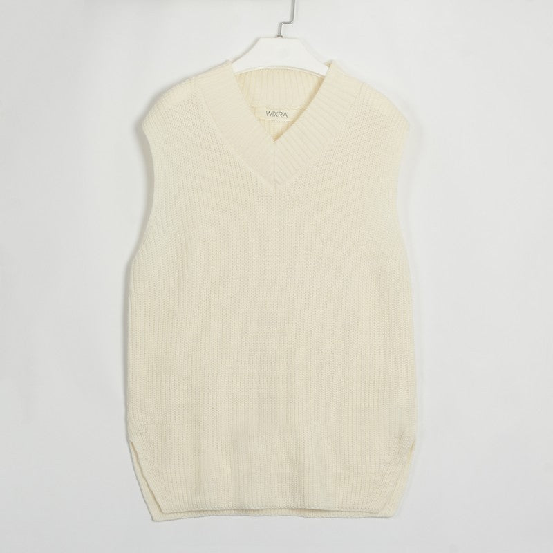 Women Sleeveless Knitted Vest