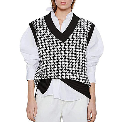 Fashion Sleeveless Women Knitting Vest