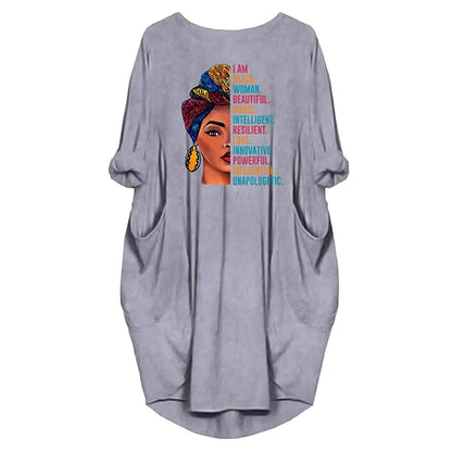 African Casual Round Neck Plus Sizes Top Blouses
