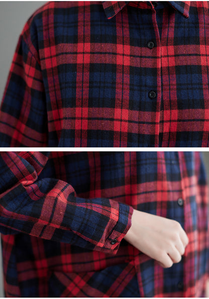 Vintage Long Sleeves Fall Shirts for Women