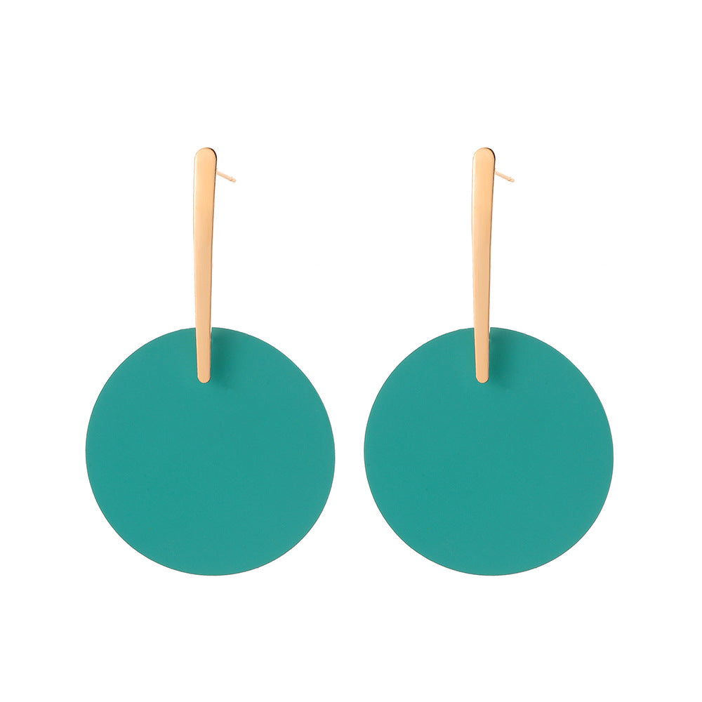 Fashion Geometry Design Women Drop Earrings