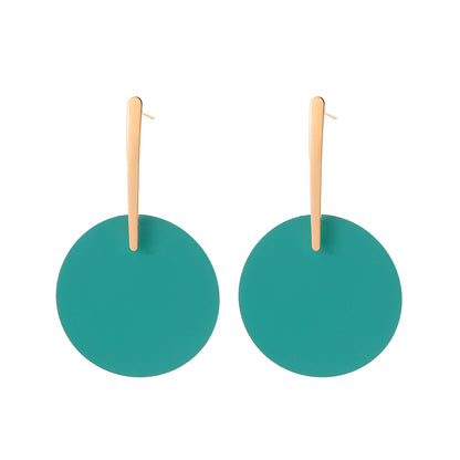 Fashion Geometry Design Women Drop Earrings