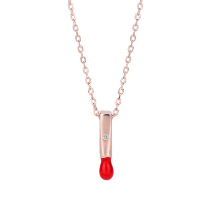 Silver Gold Plated Match Design Fashion Clavicle Necklace
