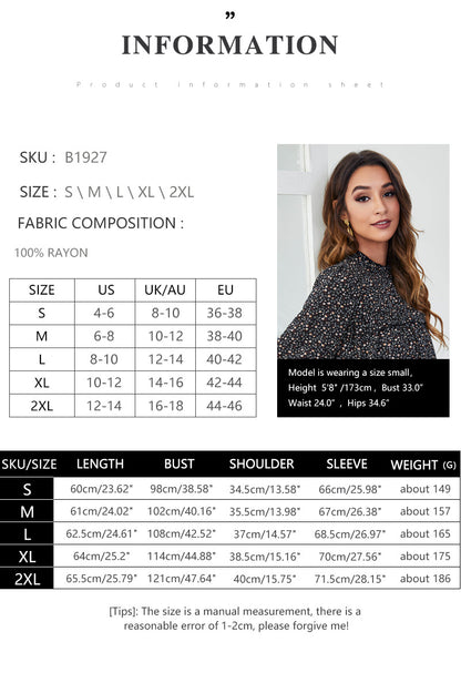 Casual Long Sleeves Spring Top Blouses for Women