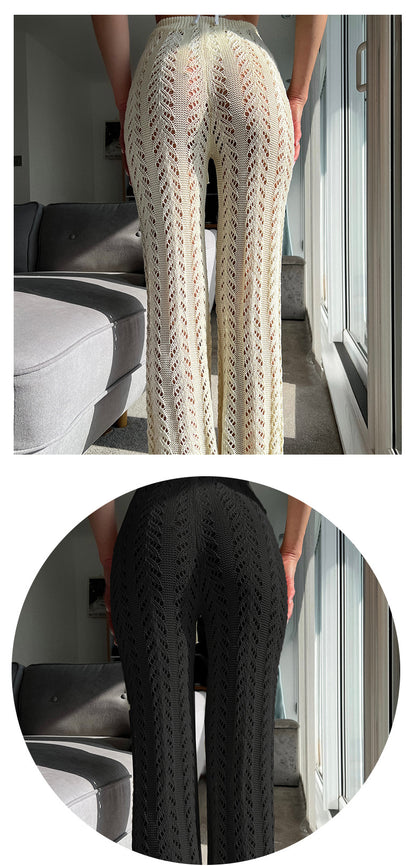 Leisure Hollow Out Knitted Summer Holiday Pants