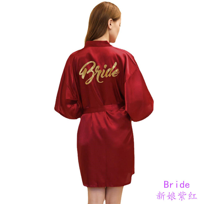 Women Wedding Bride Summer Night Gown