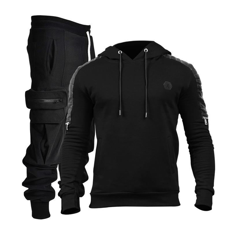 Winter Warm Fashion Leisure Long Sleeves Suits for Men-STYLEGOING