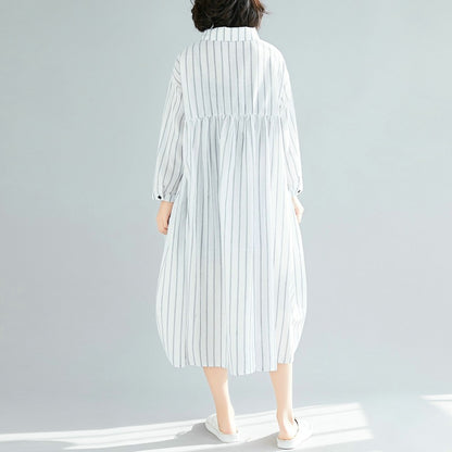 Fashion Linen Plus Sizes Fall Shirts Coats