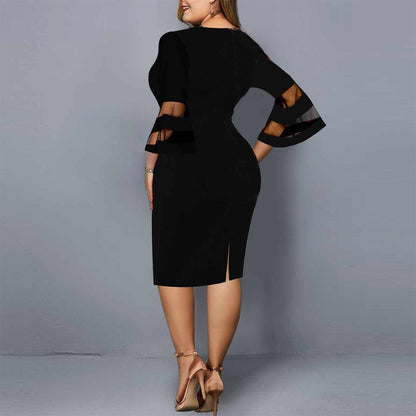 Women Plus Sizes Bodycon Dresses