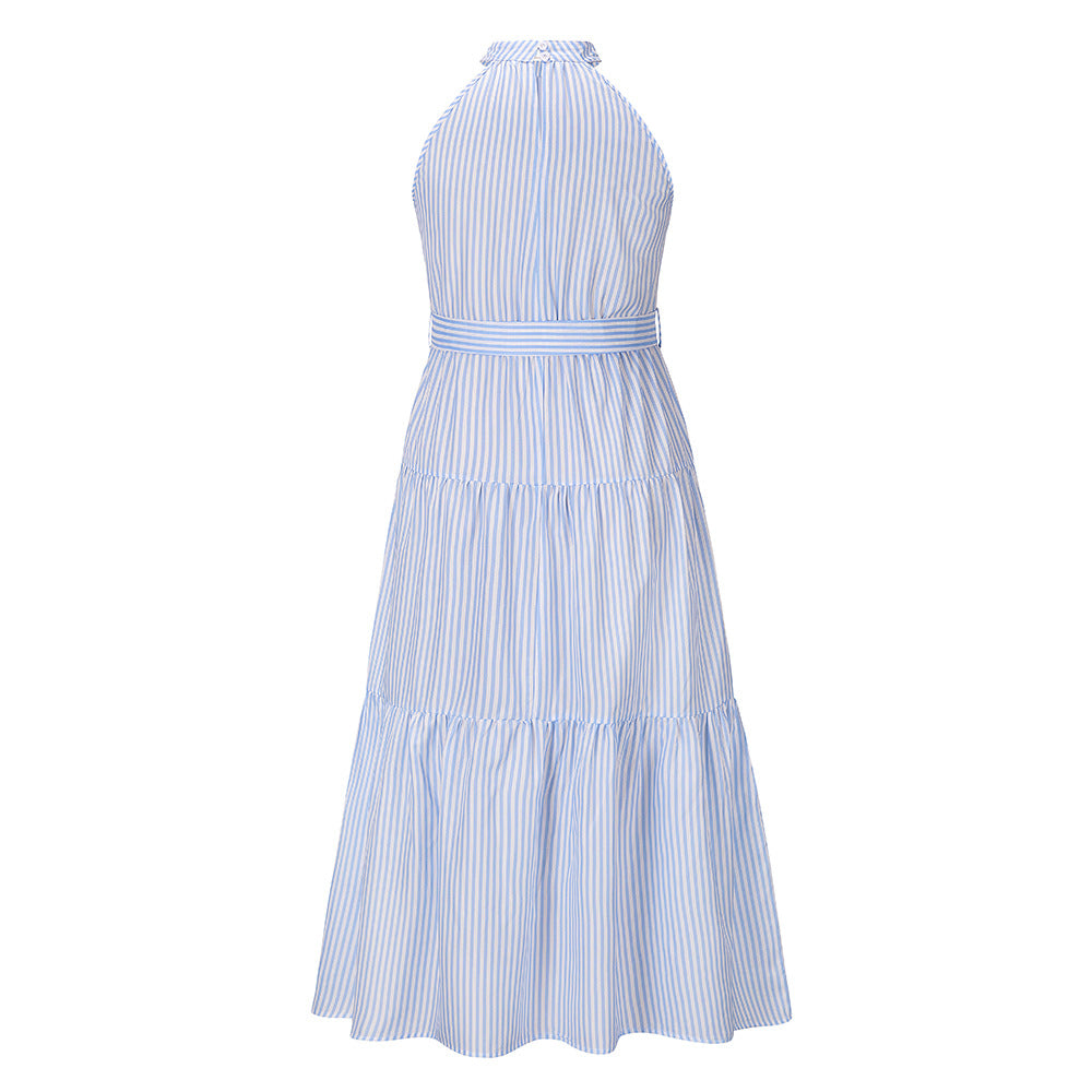 Summer Striped Summer Long Maxi Dresses