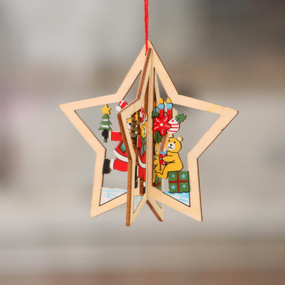 Merry Chritmas Wodden Widget for Decoration
