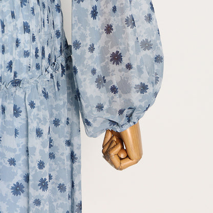 Vintage Ruffled Fall Long Sleeves Dresses