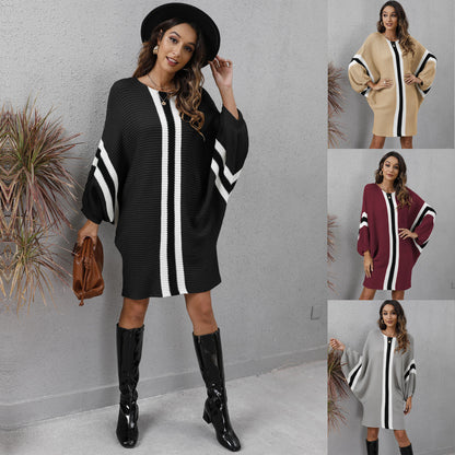 Casual Knitting Bat Sleeves Knitting Sweaters for Women