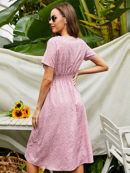 Summer Daily Short Sleeves Sun Dresses