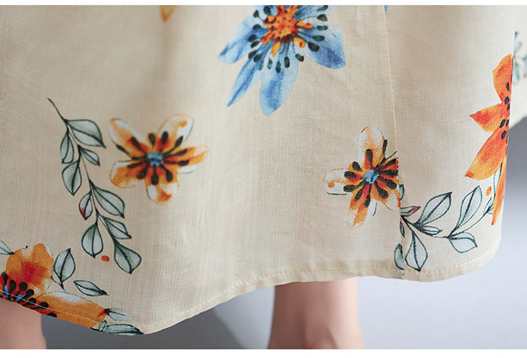 Women Short Sleeves Plus Sizes Long Dresses