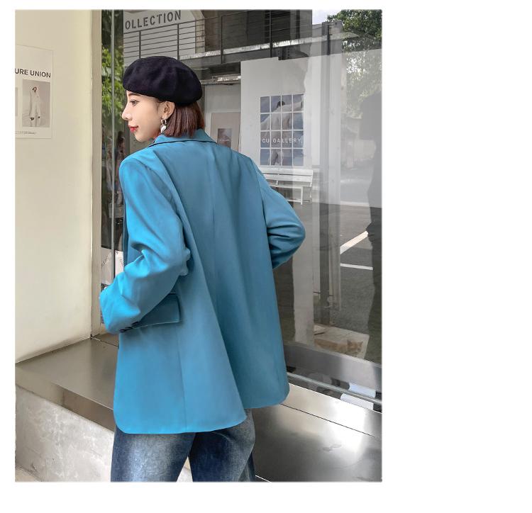 Women Casual Loose Fall Blazers-STYLEGOING