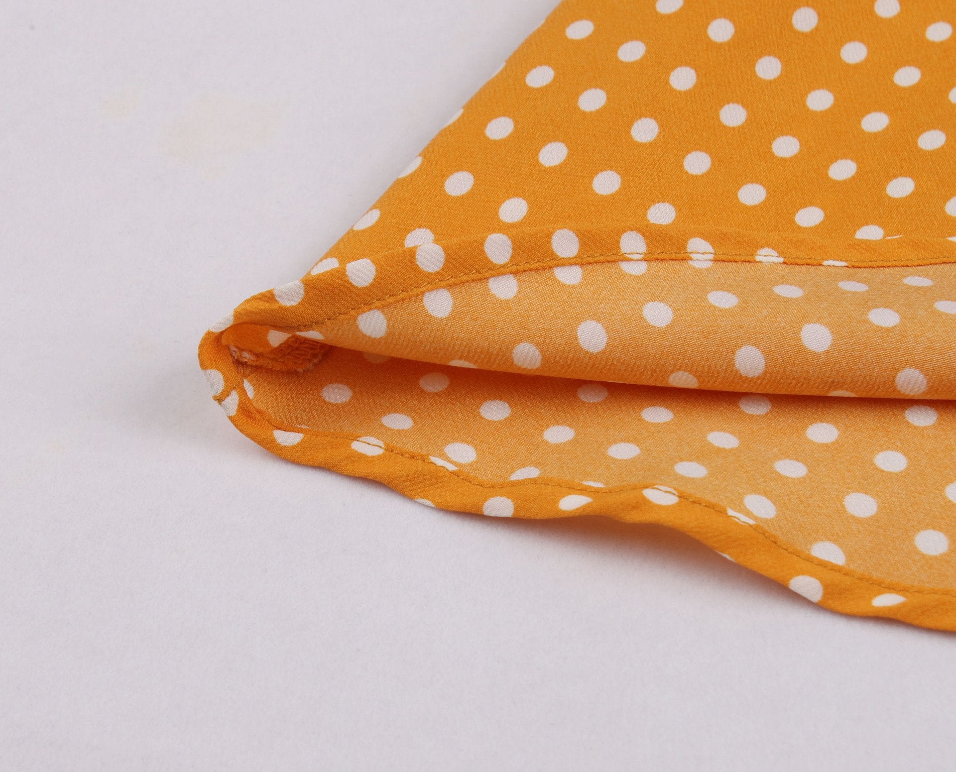 Women Short Sleeves Dot Print Vintage Dresses-STYLEGOING