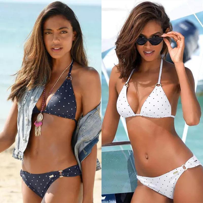 Summer Dot Print Sexy Beach Bikini-STYLEGOING