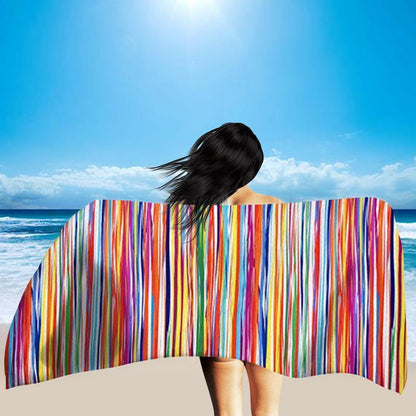 Summer Fast Drying Print Beach Bathing Towel-STYLEGOING