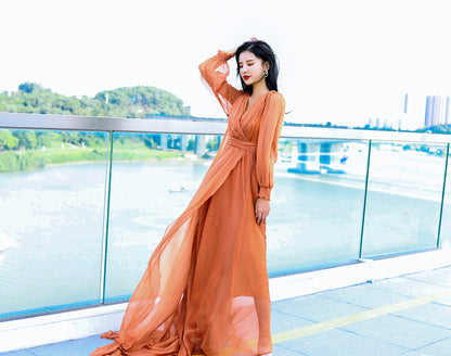 Vintage Fairy Summer Beach Long Dresses