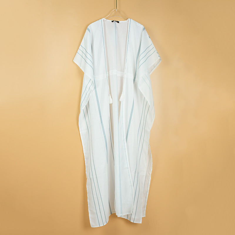 Summer Cotton Irregular Beach Bikini Cover Ups