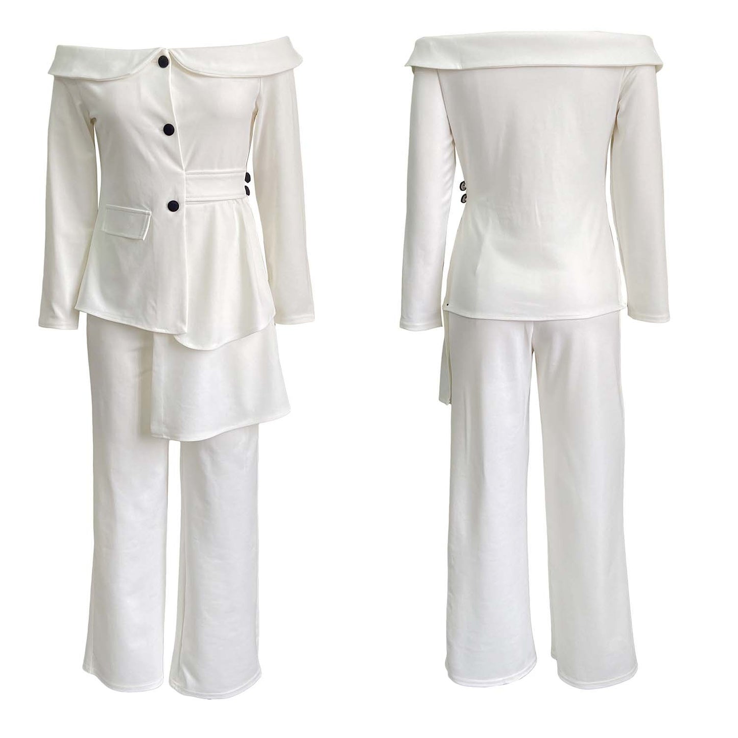 Designed Fashion Women Blazers & Pants Outfits
