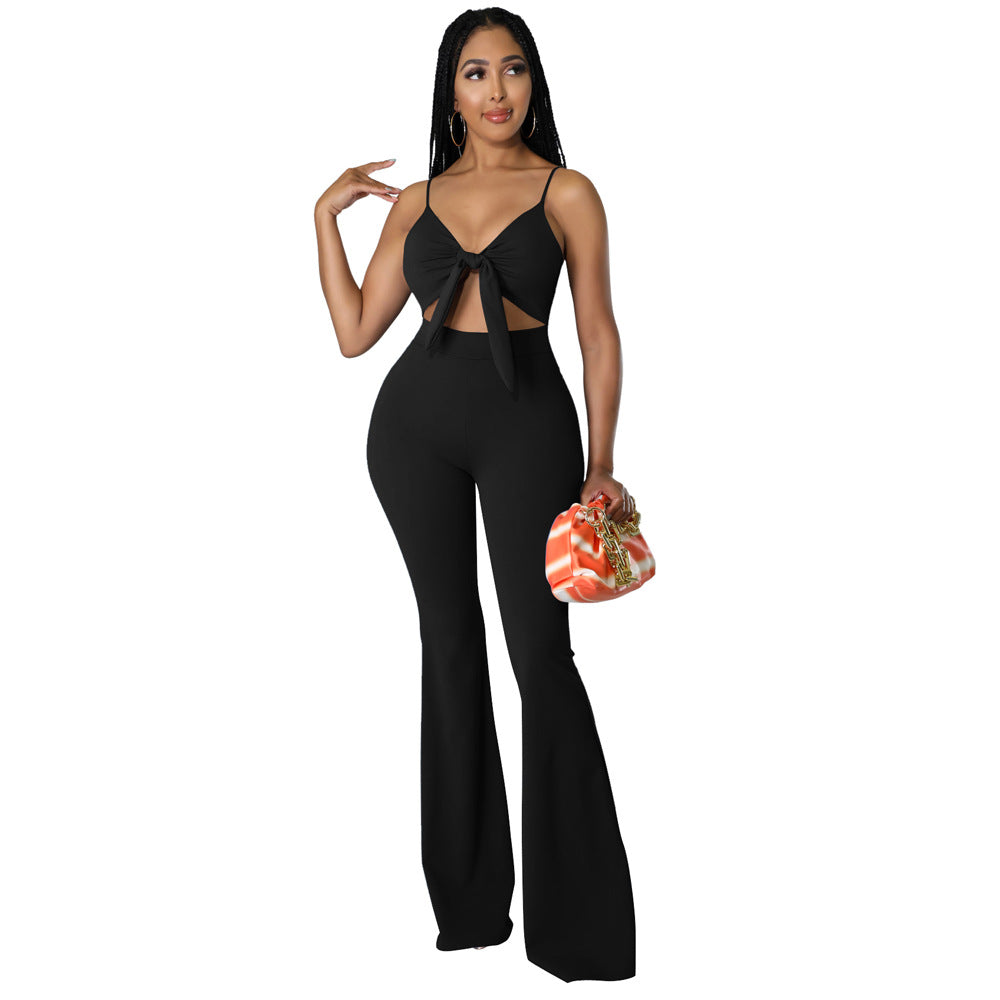 Sexy Summer Bandage Sleeveless Women Jumpsuits