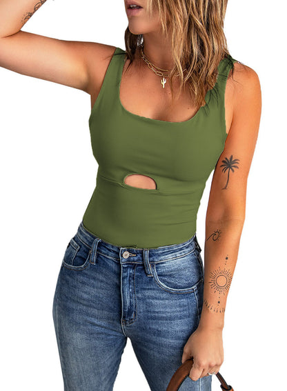 Sexy Sleeveless Women Sheath Crop Tops
