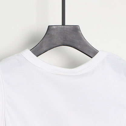 Sexy Designed Irregular Drawstring Summer T Shirts