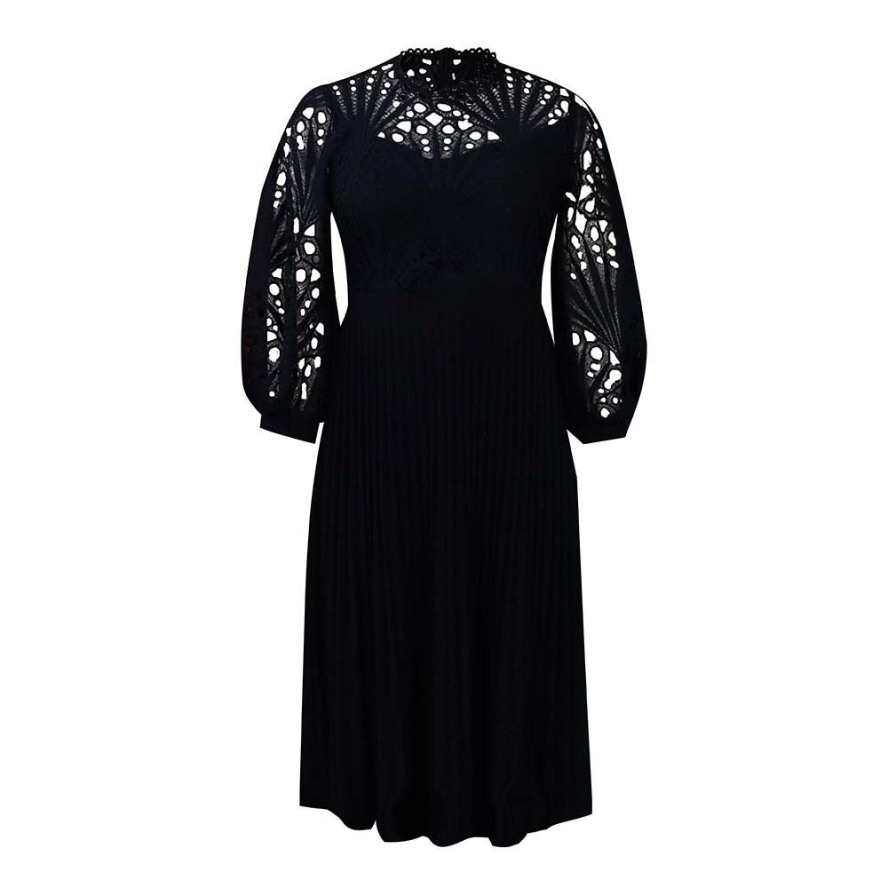 Elegant Hollow Out Plus Sizes Lace Party Dresses