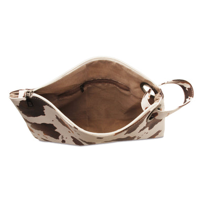 Women Sunflower Print Pu Leather Evening Clutch Bags