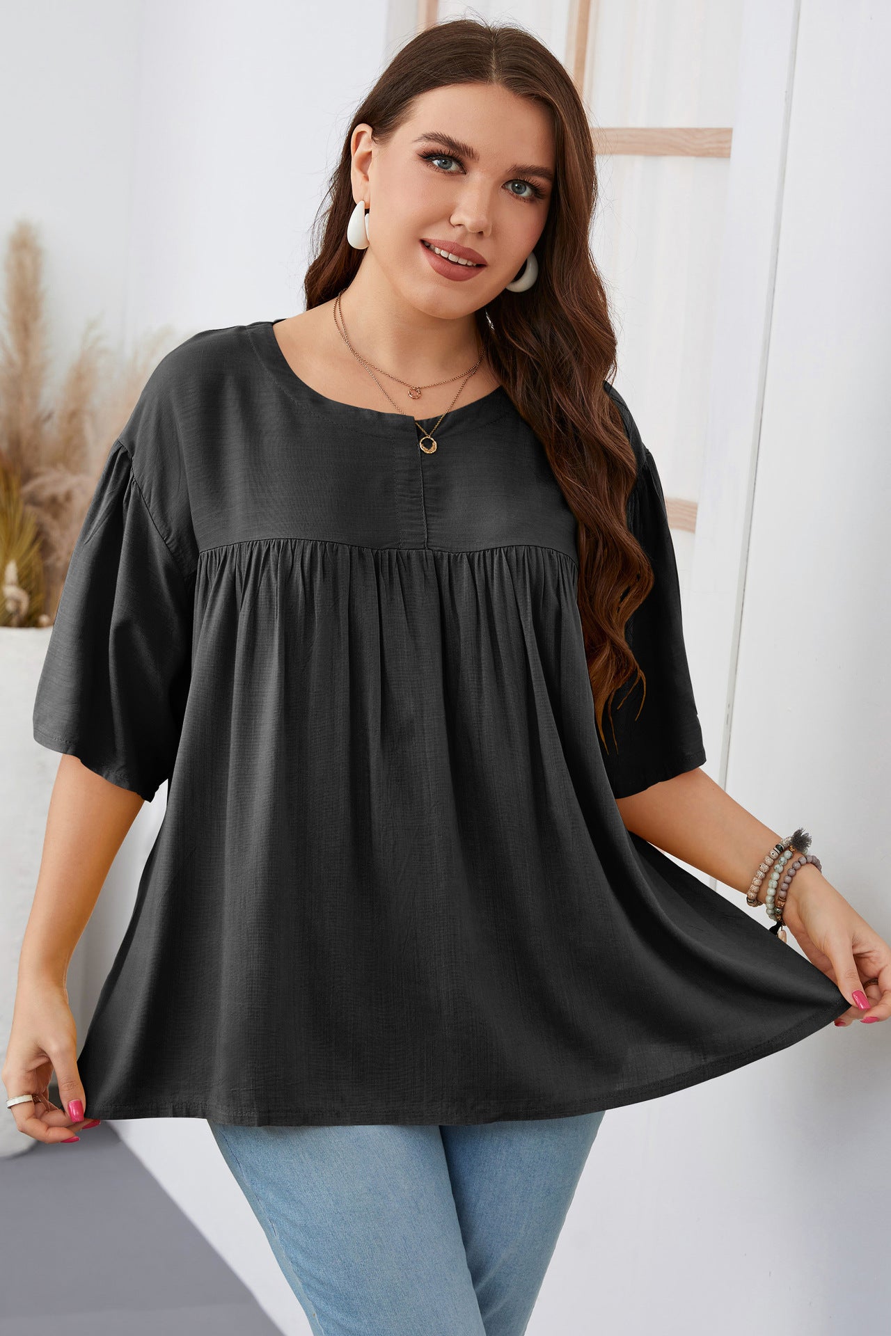 Fashion Plus Sizes Women Blouses