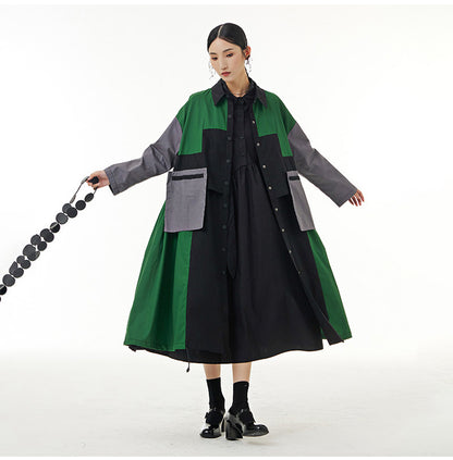 Fashion Designed Plus Sizes Women Trench Coats
