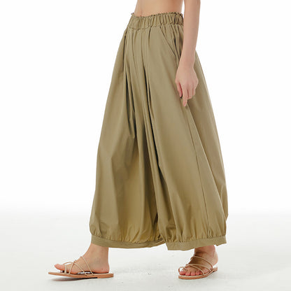 Summer Casual Plus Sizes Wide Legs Pants