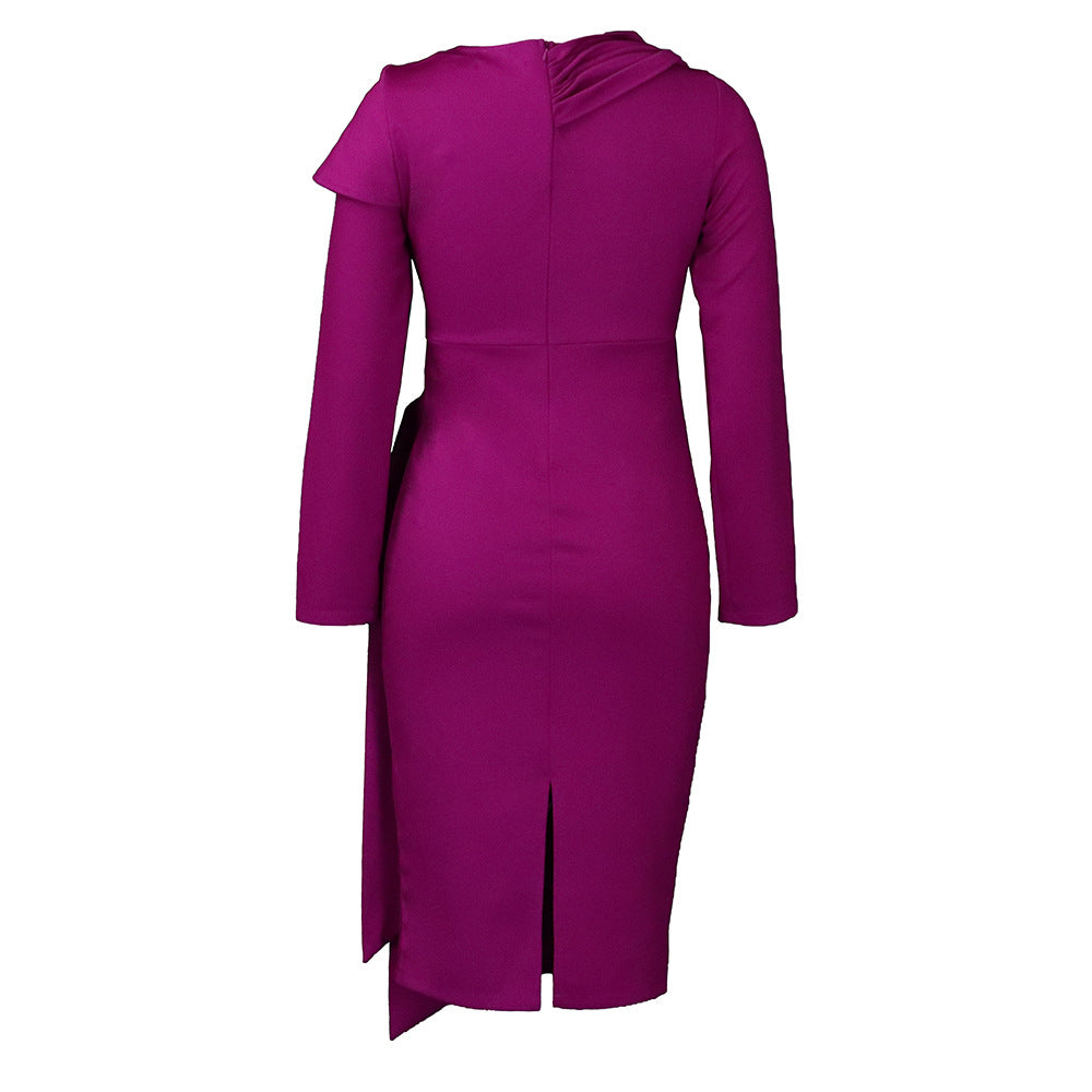 Elegant Long Sleeves Sheath Dresses