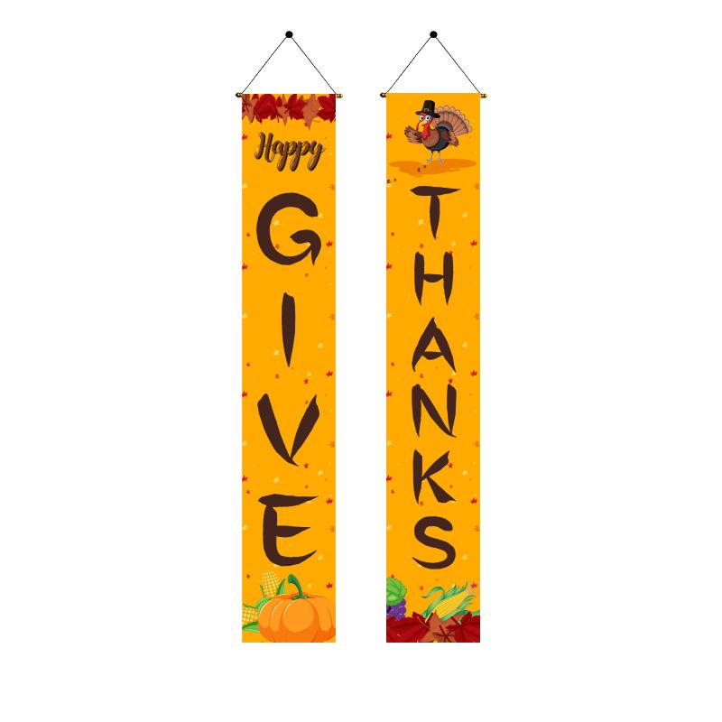 Thanksgiving Day Couplet Home Garden Door Decoration