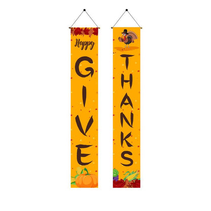 Thanksgiving Day Couplet Home Garden Door Decoration