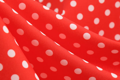 Vintage Polk Dot Women Dresses