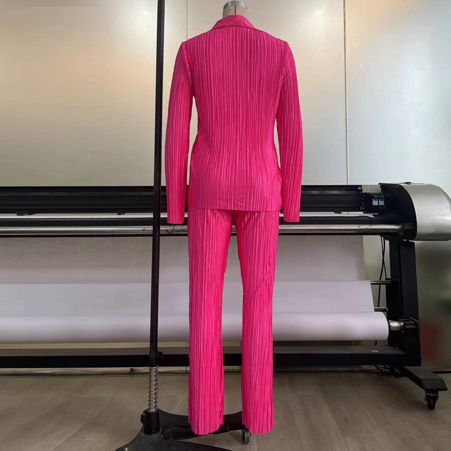 Casual Summer Long Sleeves Shirts and Pants Sleepwear