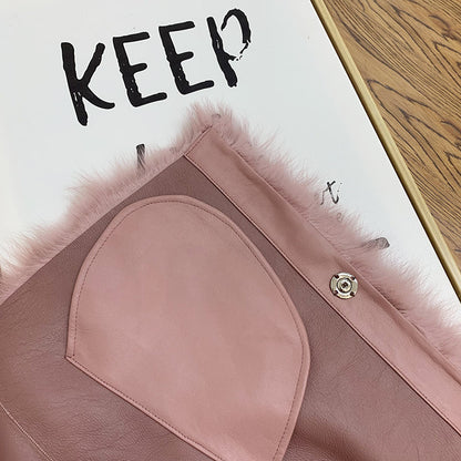 Warm Fur Short Coats for Women