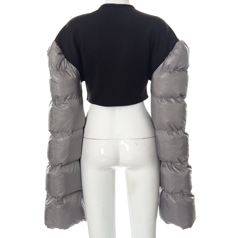 Designed Winter Cotton Short Overcoats Jacket for Women