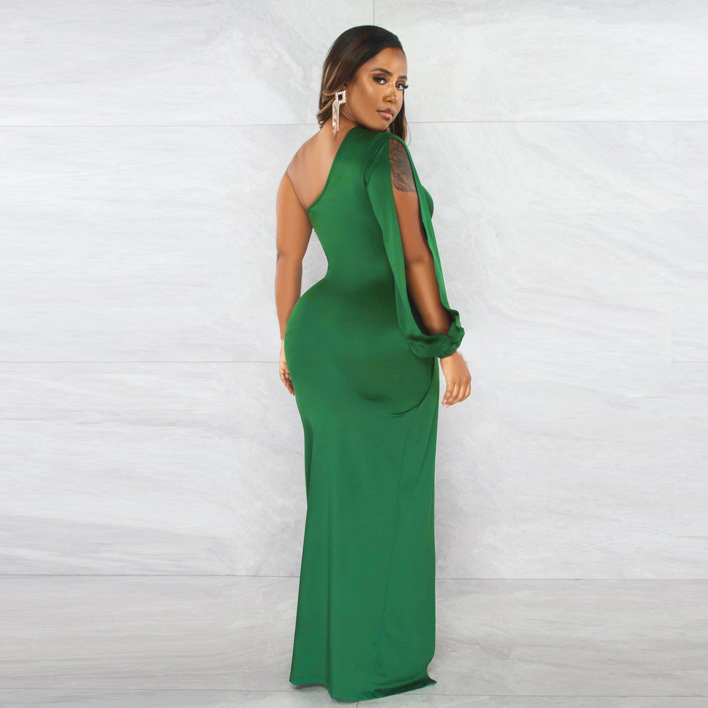 Classy One Shoulder Tight Dresses
