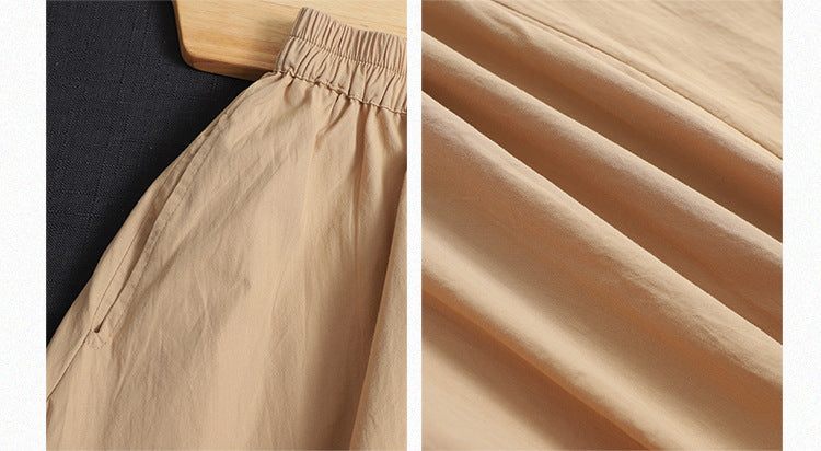 Casual Summer High Waist Women A Line Dresses