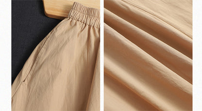 Casual Summer High Waist Women A Line Dresses