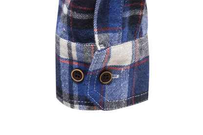 Fall Plaid Long Sleeves Shirts for Men